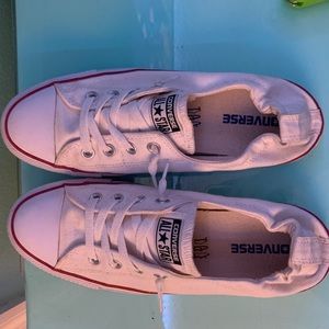 White Slip on Converse